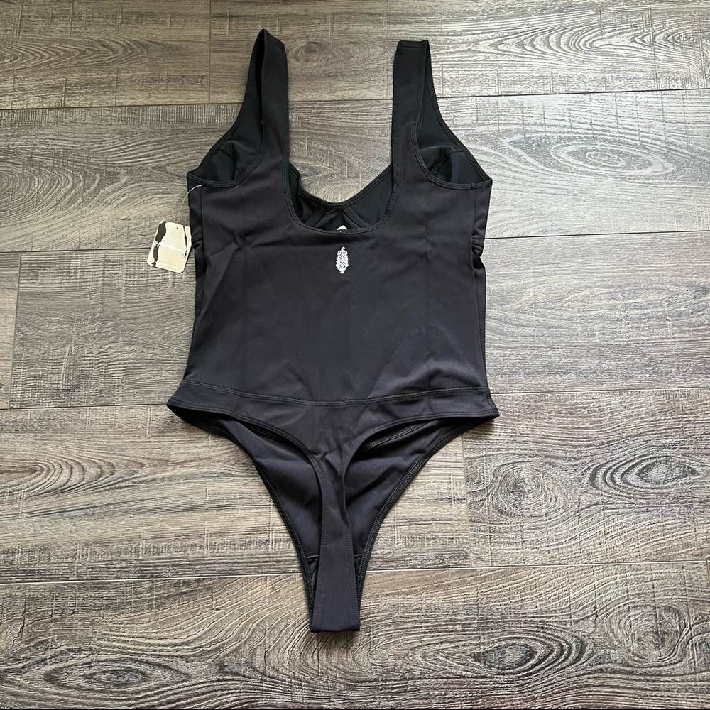 Free People Movement Heart of Gold Leotard in Black - Picture 8 of 9